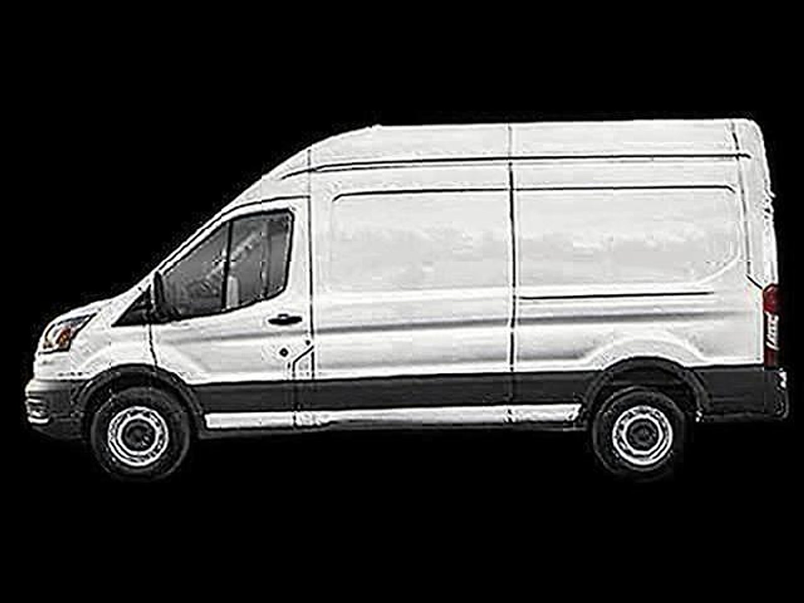 2023 Ford Transit Cargo Van T-250 148" Hi Rf 9070 GVWR RWD